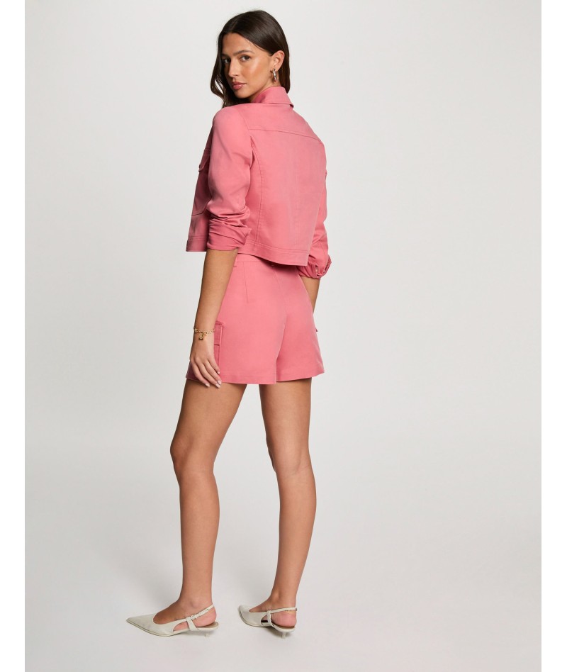 Falda pantalón corto rosa...