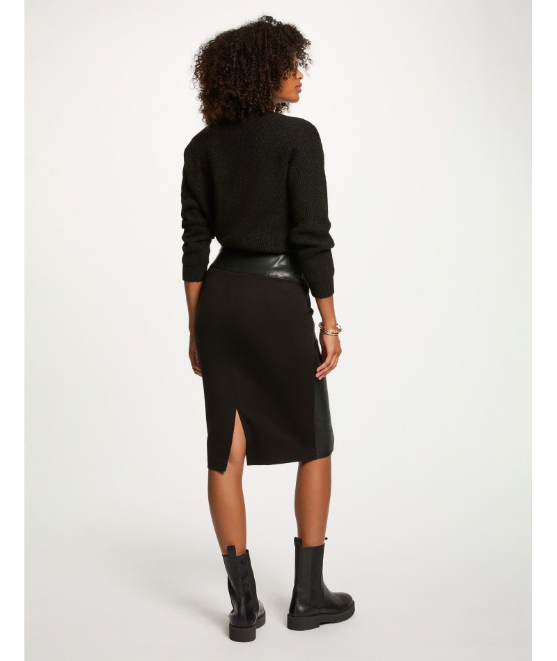 Falda ajustada piel...