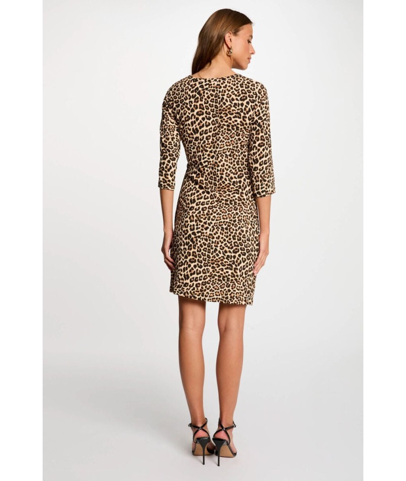 Vestido corto estampado...